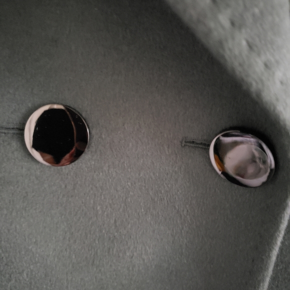 Jaeger Wool Green Double Breasted Coat Eur size 8 - Picture 4 of 6